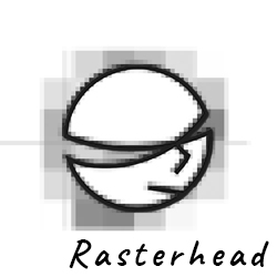 Rasterhead identity logo