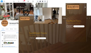 Web-based Design Campaign - SureWood Floors opens its doors.