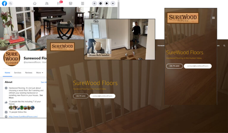 Web-based Design Campaign - Surewood Floors opens its doors.