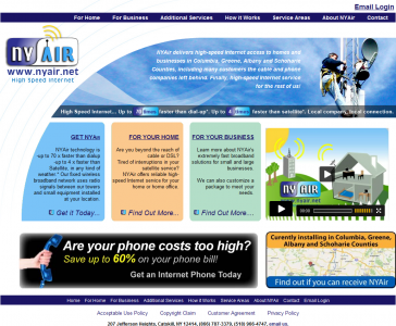 NY Air Website