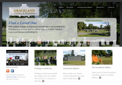 Graceland Cemetery Website